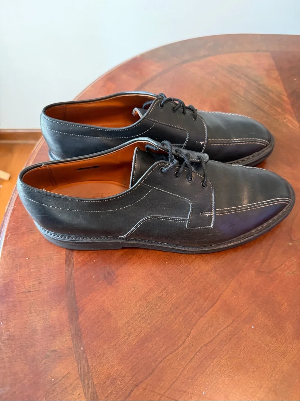 Allen Edmonds Hillcrest Oxfords Black Leather Dress Shoes Men’s Size 12 D